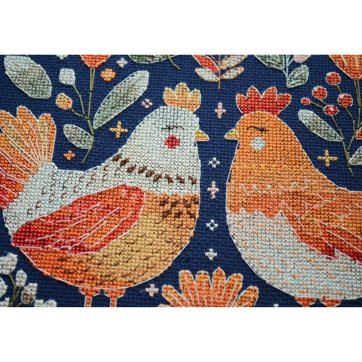 Counted Cross-stitch kit - Best hen friends AH-247
