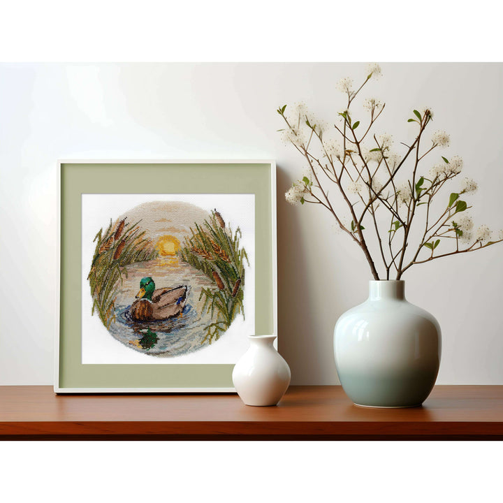 Counted Cross-stitch kit - Evening swim AH-259