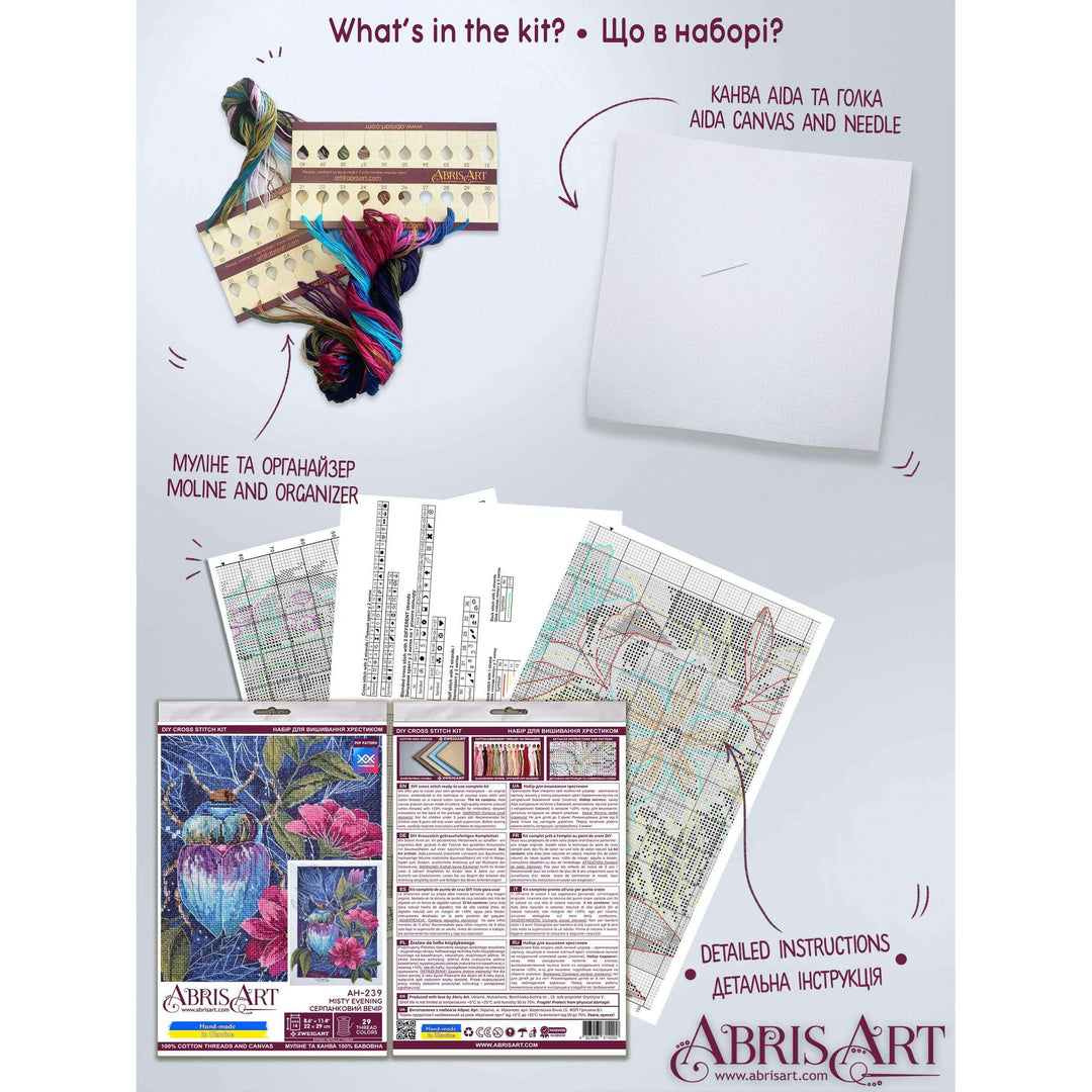 Counted Cross-stitch kit - Misty evening AH-239
