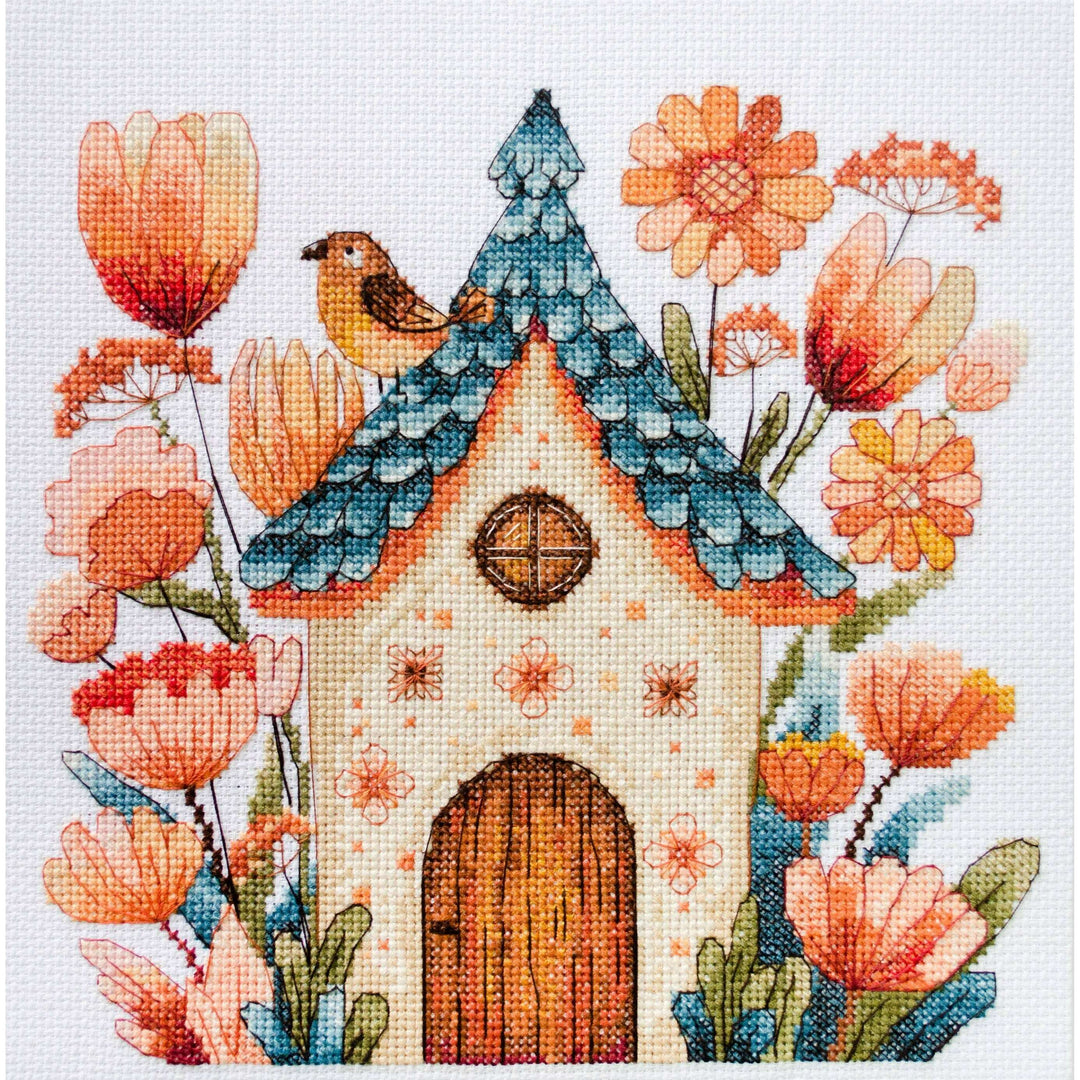 Counted Cross-stitch kit - Sing for us, little bird! AH-254