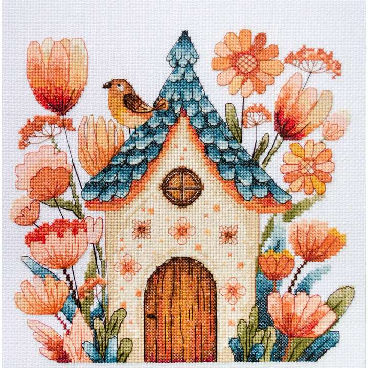 Counted Cross-stitch kit - Sing for us, little bird! AH-254