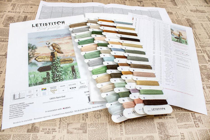 Counted Cross Stitch Kit Barn Owl L8031