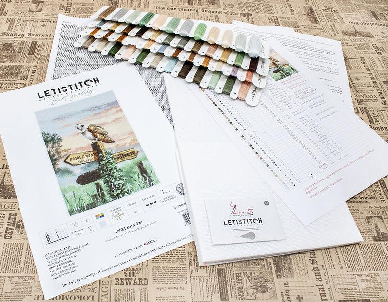 Counted Cross Stitch Kit Barn Owl L8031