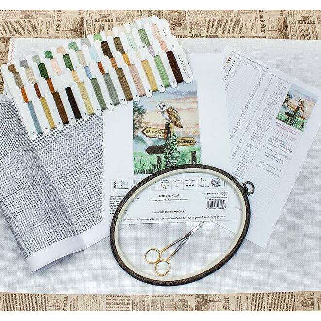 Counted Cross Stitch Kit Barn Owl L8031