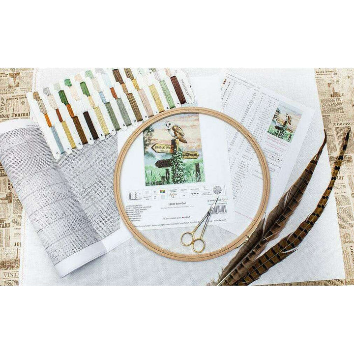 Counted Cross Stitch Kit Barn Owl L8031