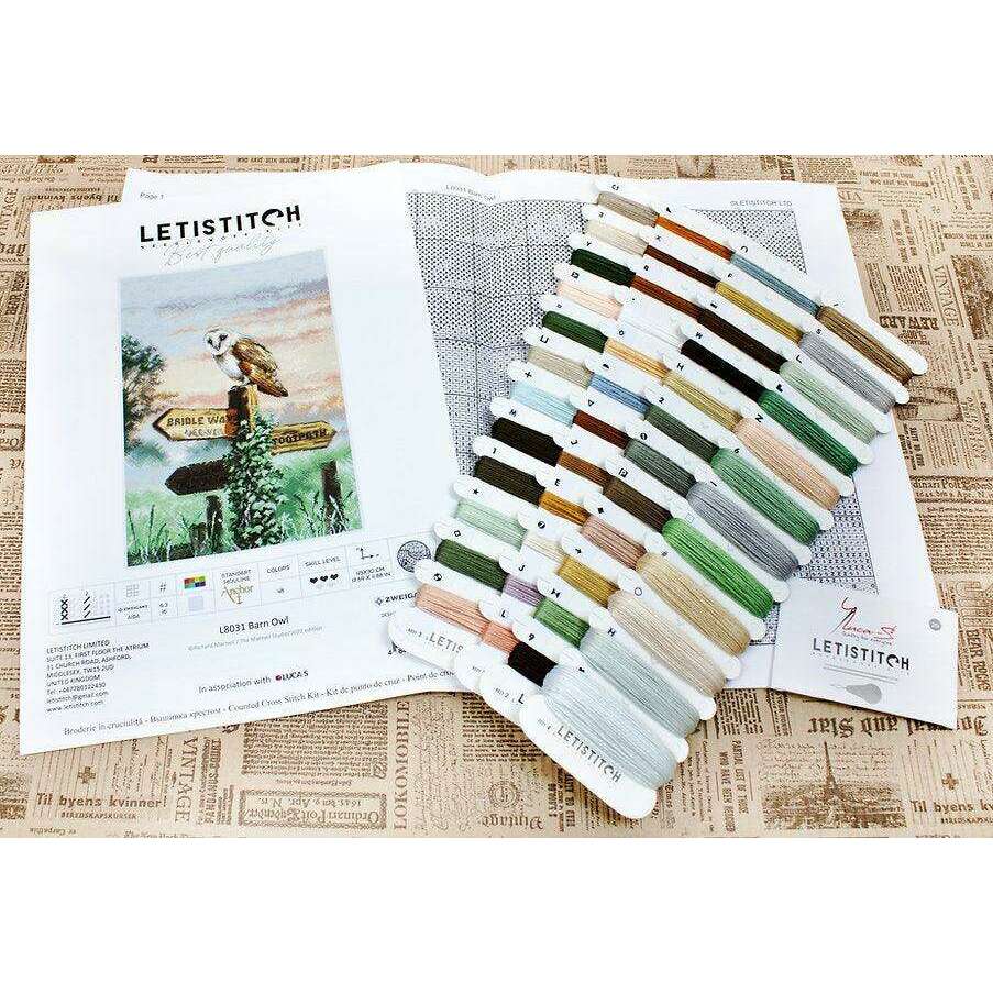 Counted Cross Stitch Kit Barn Owl L8031