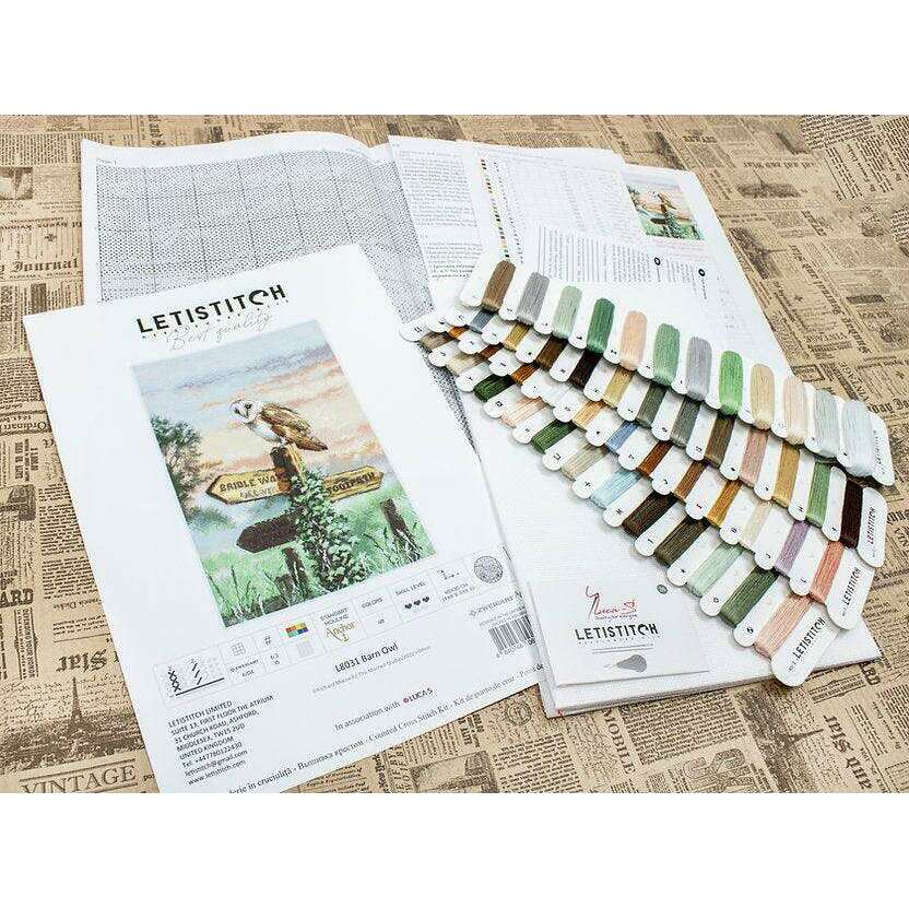 Counted Cross Stitch Kit Barn Owl L8031