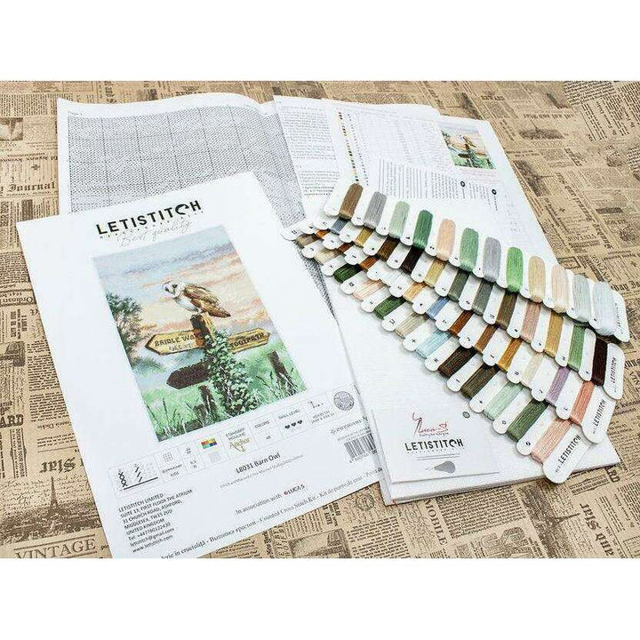 Counted Cross Stitch Kit Barn Owl L8031