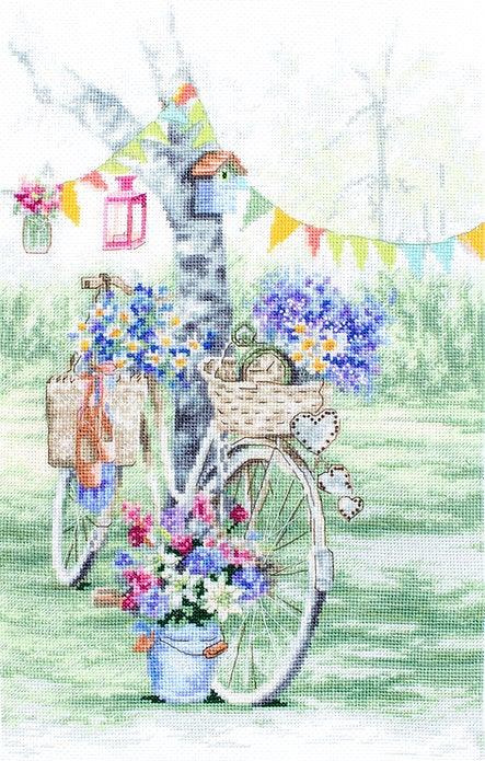 Counted Cross Stitch Kit Bike Leti971