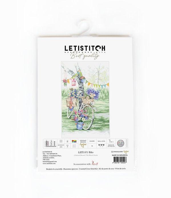 Counted Cross Stitch Kit Bike Leti971