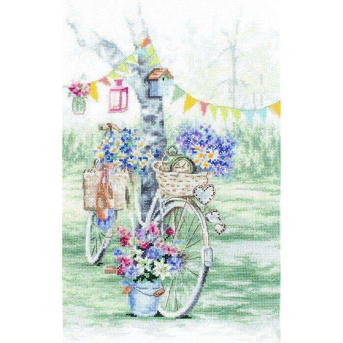 Counted Cross Stitch Kit Bike Leti971