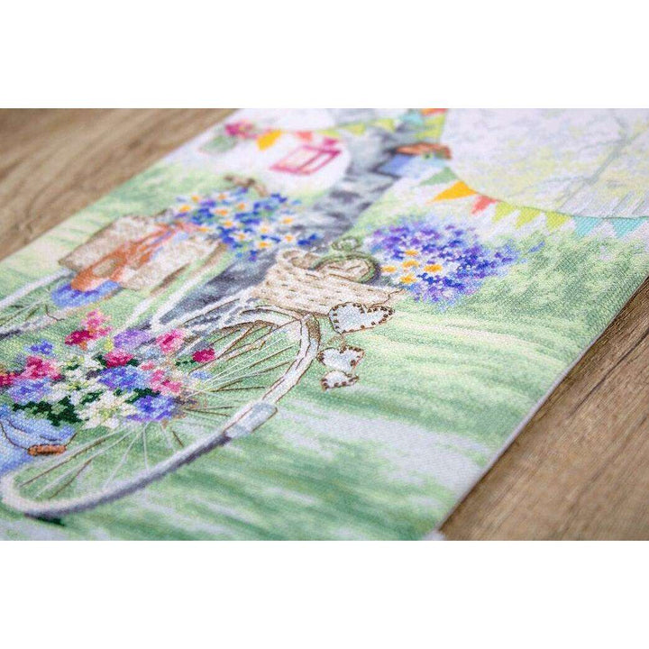 Counted Cross Stitch Kit Bike Leti971