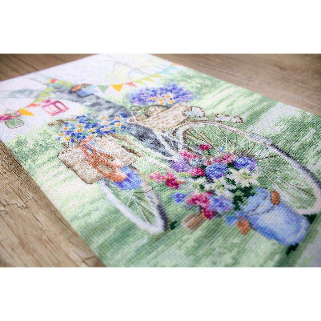 Counted Cross Stitch Kit Bike Leti971