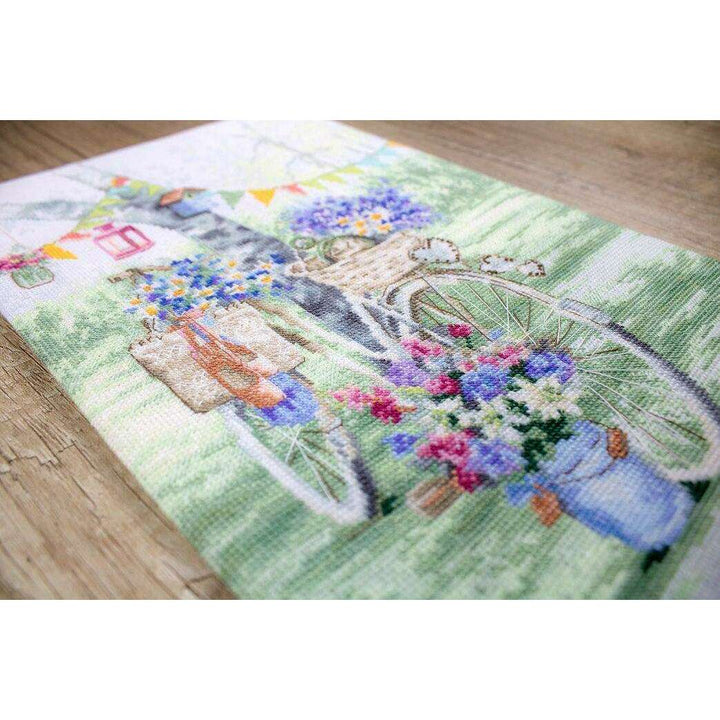 Counted Cross Stitch Kit Bike Leti971