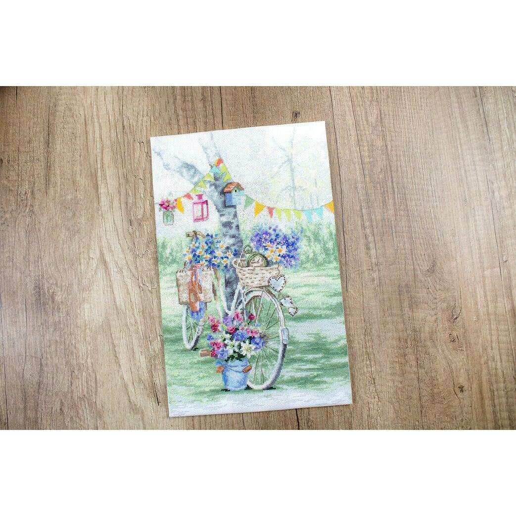 Counted Cross Stitch Kit Bike Leti971