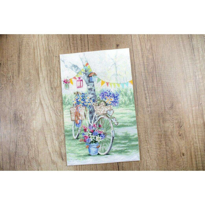 Counted Cross Stitch Kit Bike Leti971