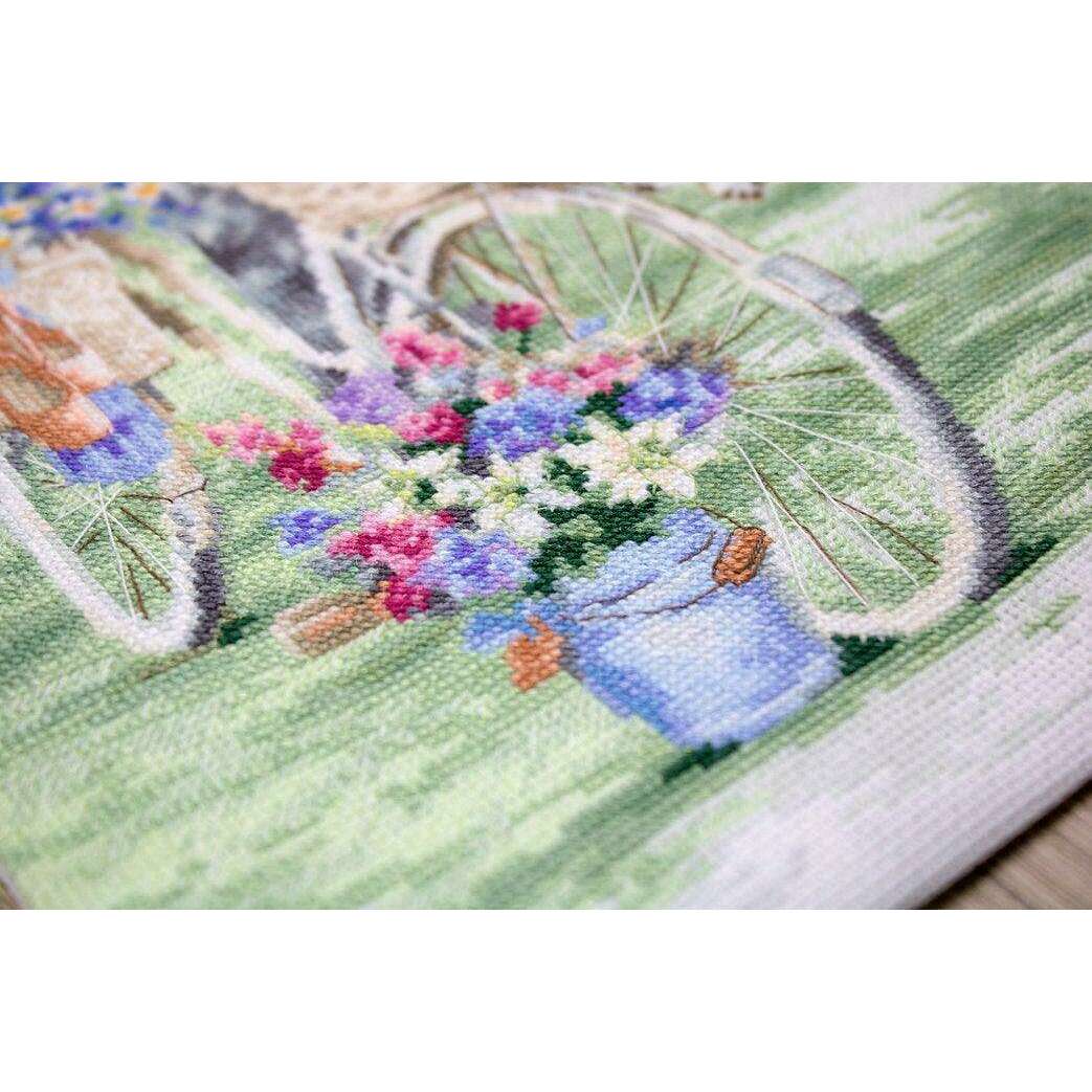 Counted Cross Stitch Kit Bike Leti971