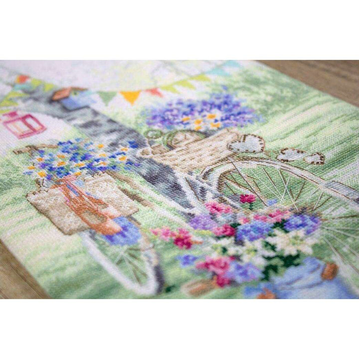 Counted Cross Stitch Kit Bike Leti971