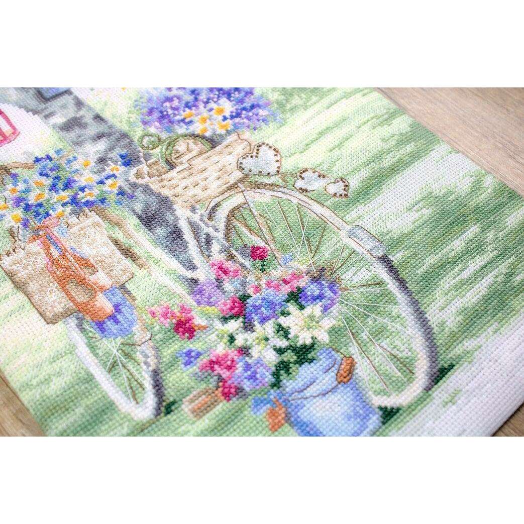 Counted Cross Stitch Kit Bike Leti971