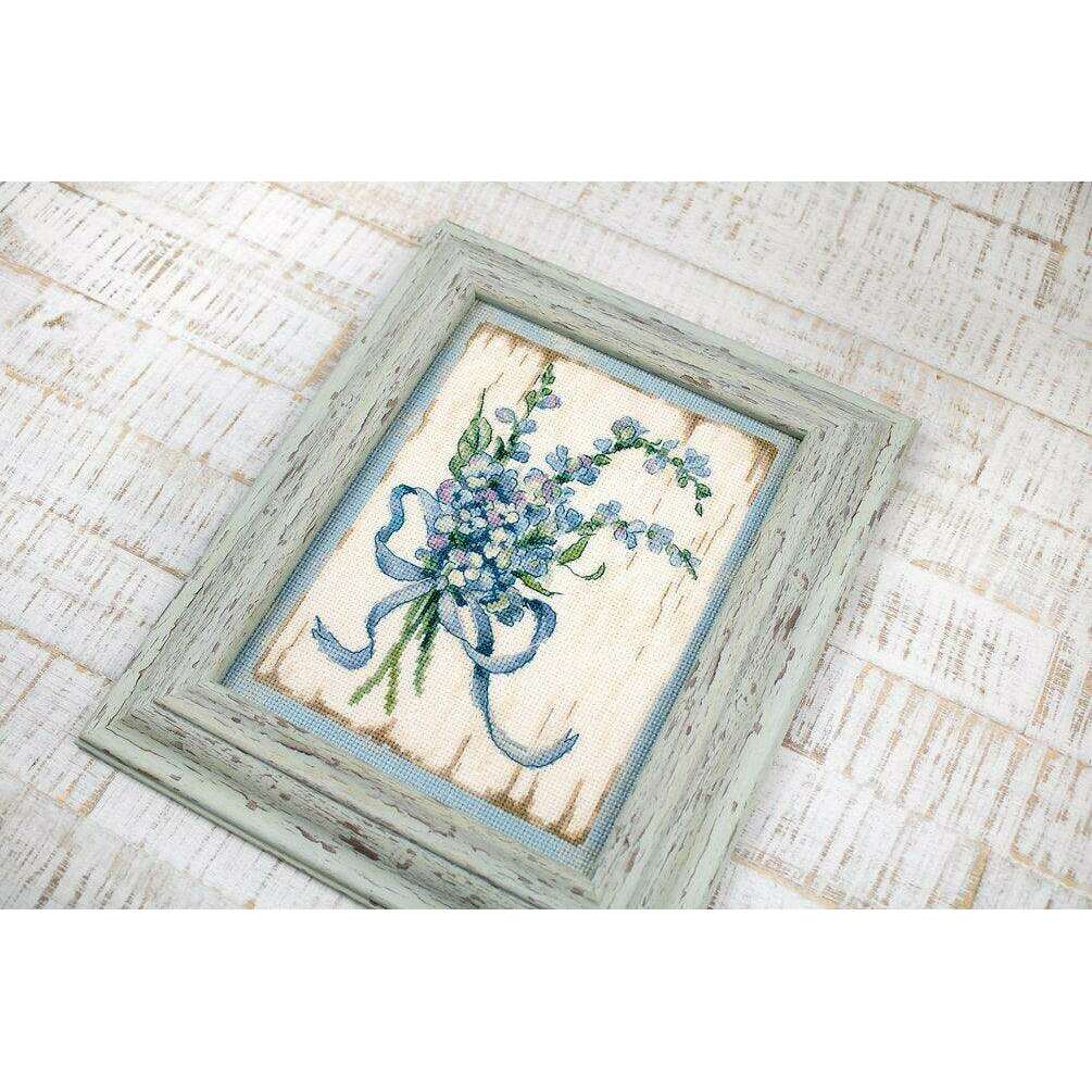 Counted Cross Stitch Kit BLUE I Leti974