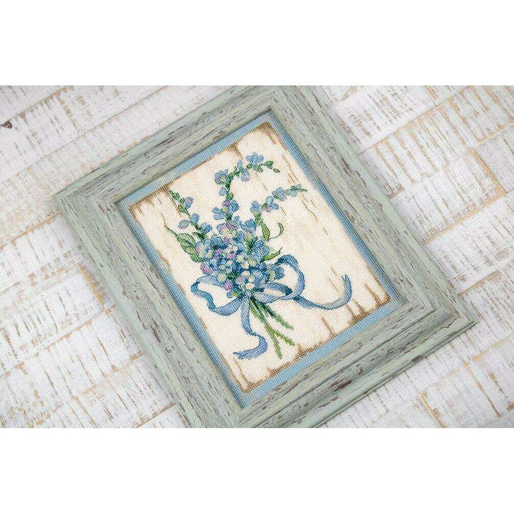 Counted Cross Stitch Kit BLUE I Leti974