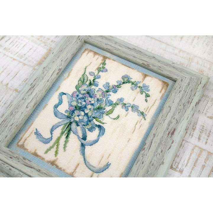Counted Cross Stitch Kit BLUE I Leti974