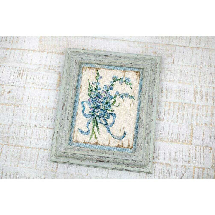 Counted Cross Stitch Kit BLUE I Leti974
