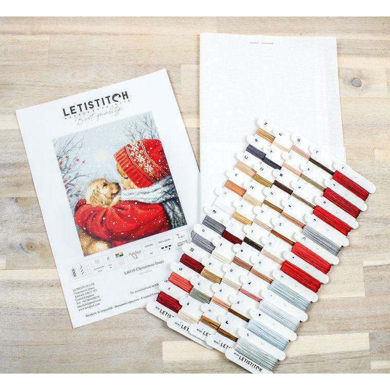 Counted Cross Stitch Kit Christmas hugs L8019