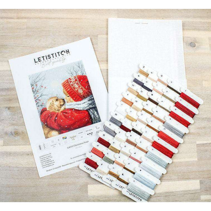 Counted Cross Stitch Kit Christmas hugs L8019