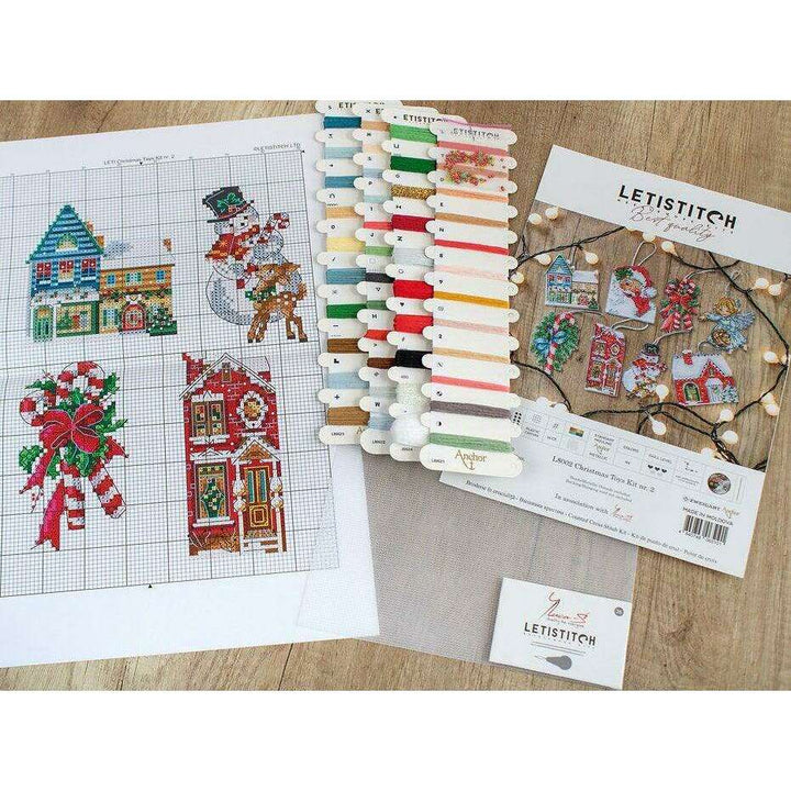 Counted Cross Stitch Kit Christmas Toys Kit 2 L8002