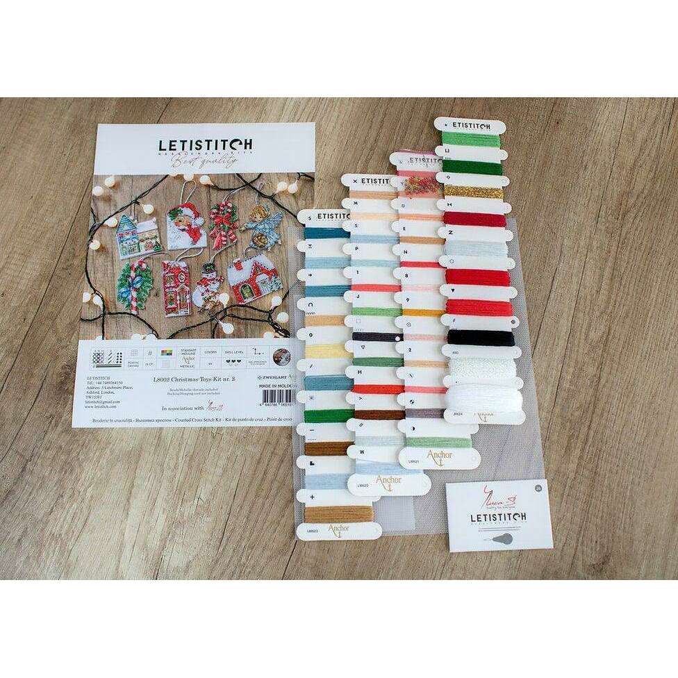 Counted Cross Stitch Kit Christmas Toys Kit 2 L8002