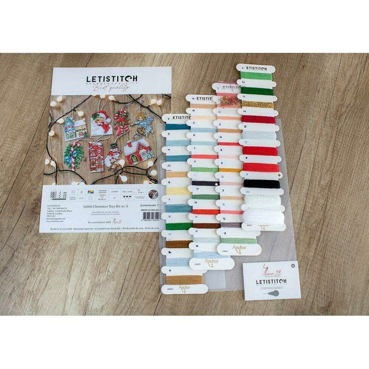 Counted Cross Stitch Kit Christmas Toys Kit 2 L8002