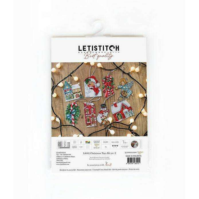 Counted Cross Stitch Kit Christmas Toys Kit 2 L8002