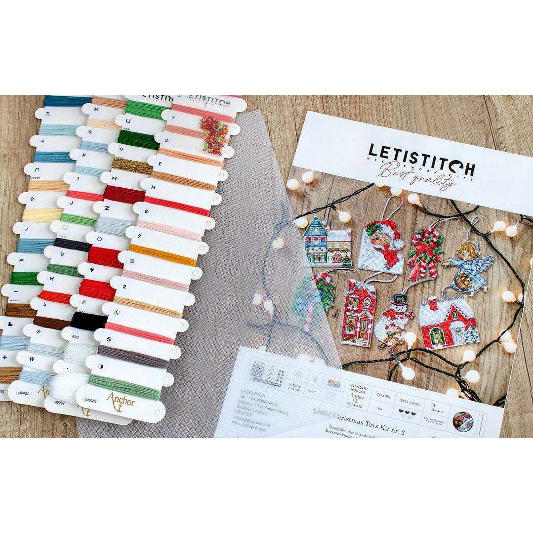 Counted Cross Stitch Kit Christmas Toys Kit 2 L8002