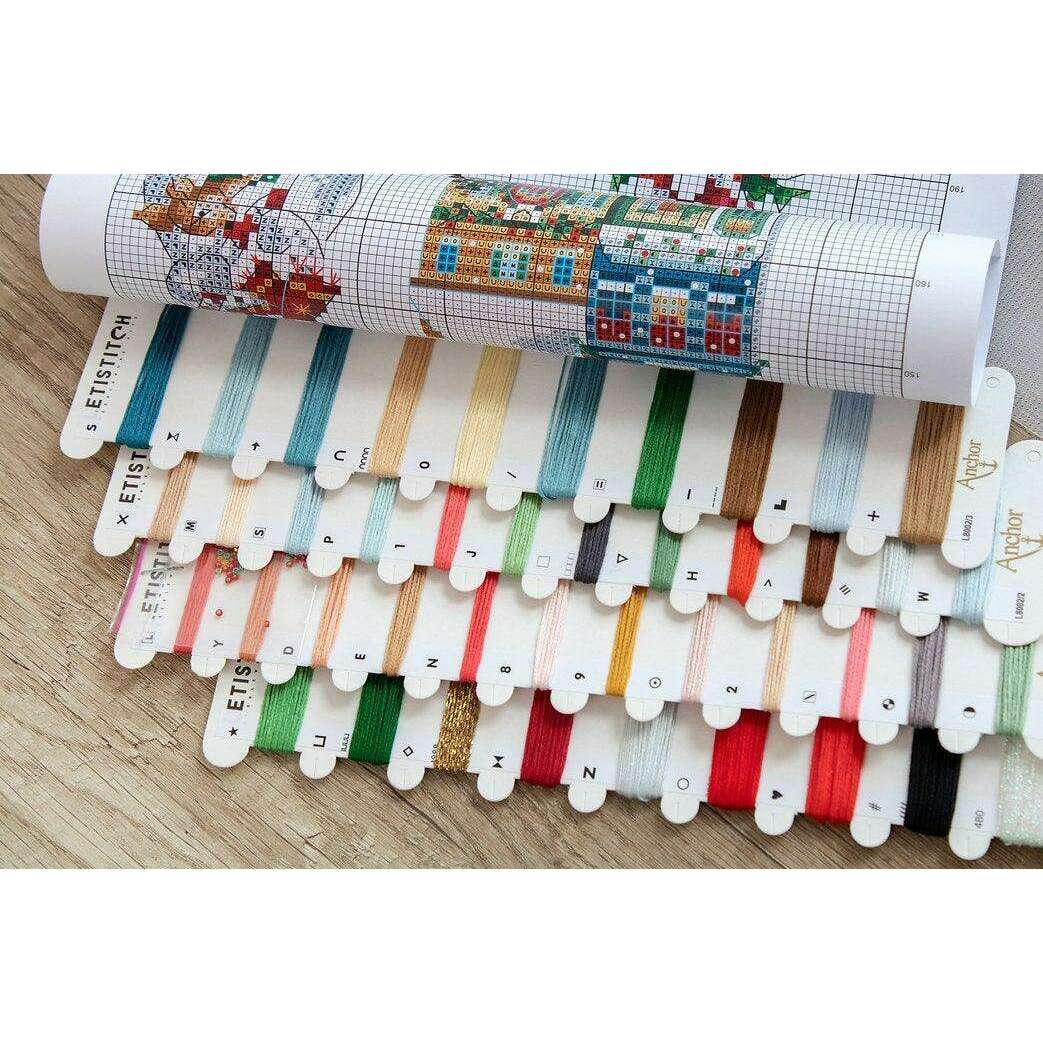 Counted Cross Stitch Kit Christmas Toys Kit 2 L8002