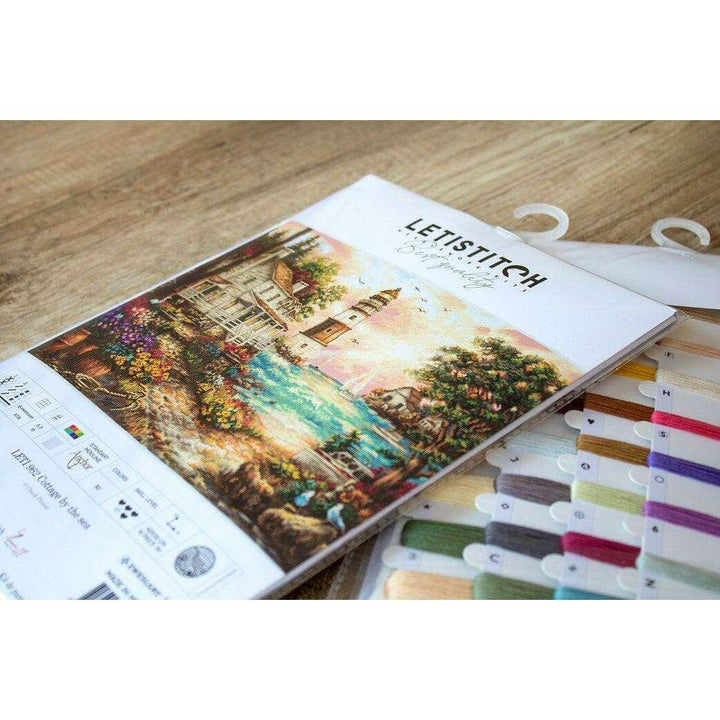 Counted Cross Stitch Kit Cottage by the sea Leti962