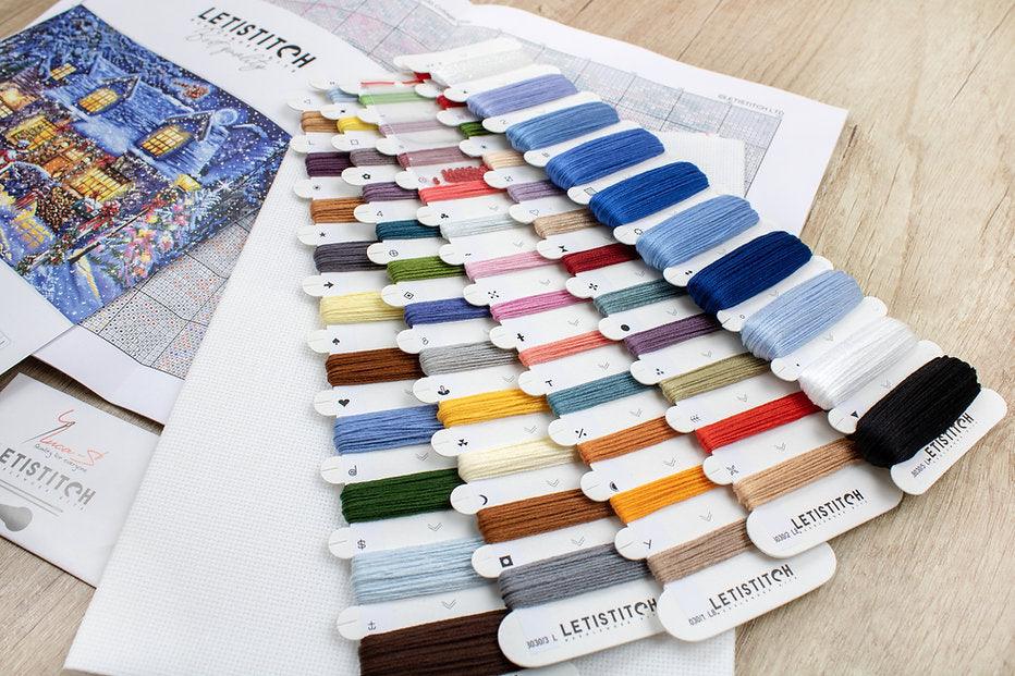 Counted Cross Stitch Kit Cottage Glow L8030