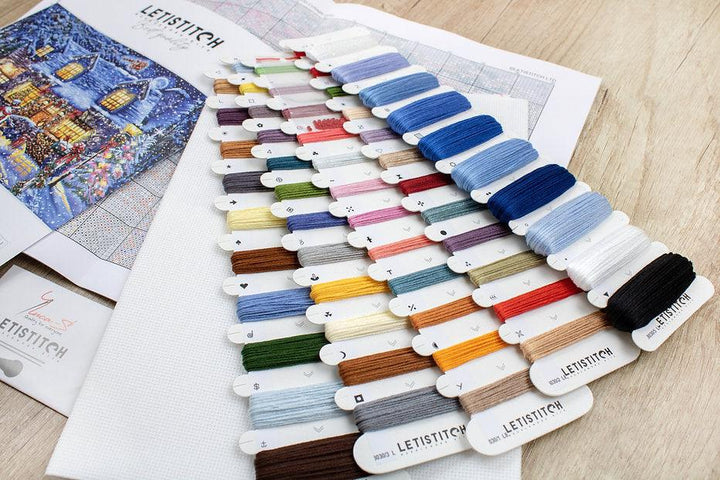 Counted Cross Stitch Kit Cottage Glow L8030