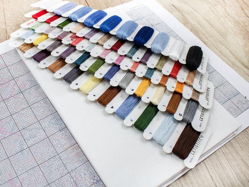 Counted Cross Stitch Kit Cottage Glow L8030