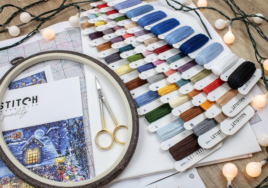 Counted Cross Stitch Kit Cottage Glow L8030