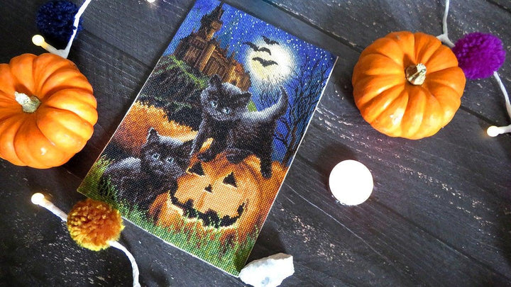 Counted Cross Stitch Kit Did we scare you? Leti964