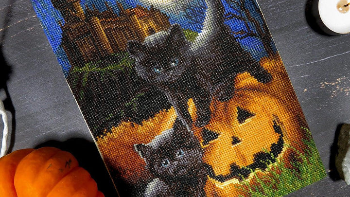 Counted Cross Stitch Kit Did we scare you? Leti964