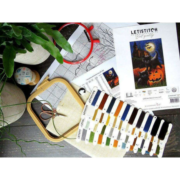Counted Cross Stitch Kit Did we scare you? Leti964