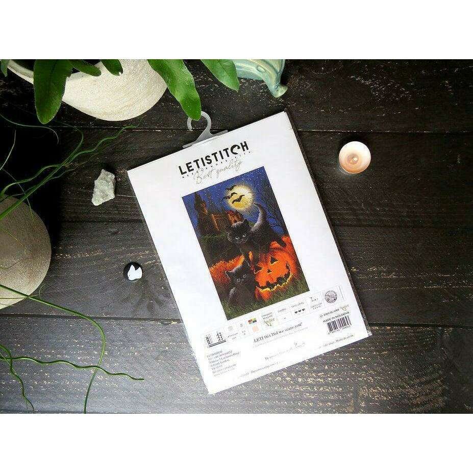 Counted Cross Stitch Kit Did we scare you? Leti964