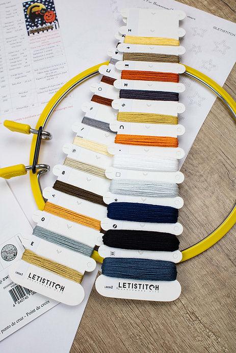 Counted Cross Stitch Kit Don't be a scaredy cat! L8039