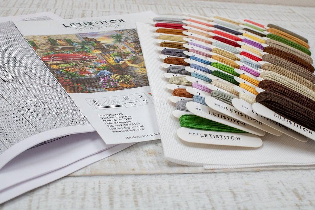 Counted Cross Stitch Kit Early Evening in Avola L8021