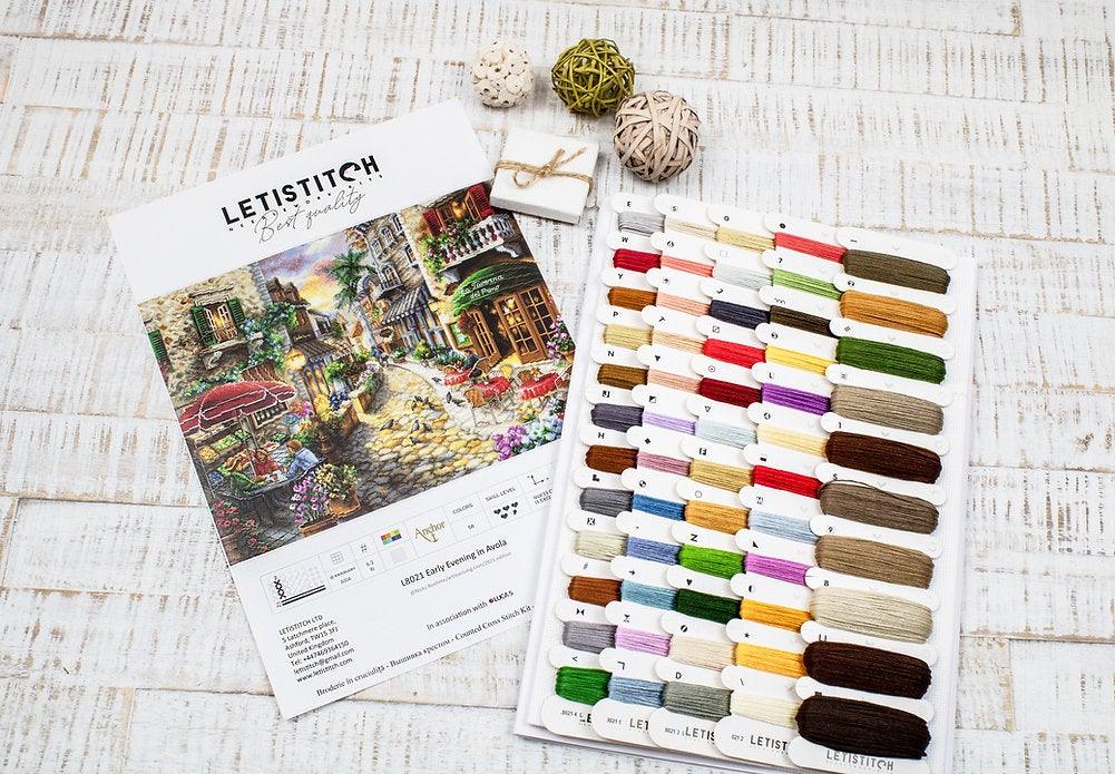 Counted Cross Stitch Kit Early Evening in Avola L8021