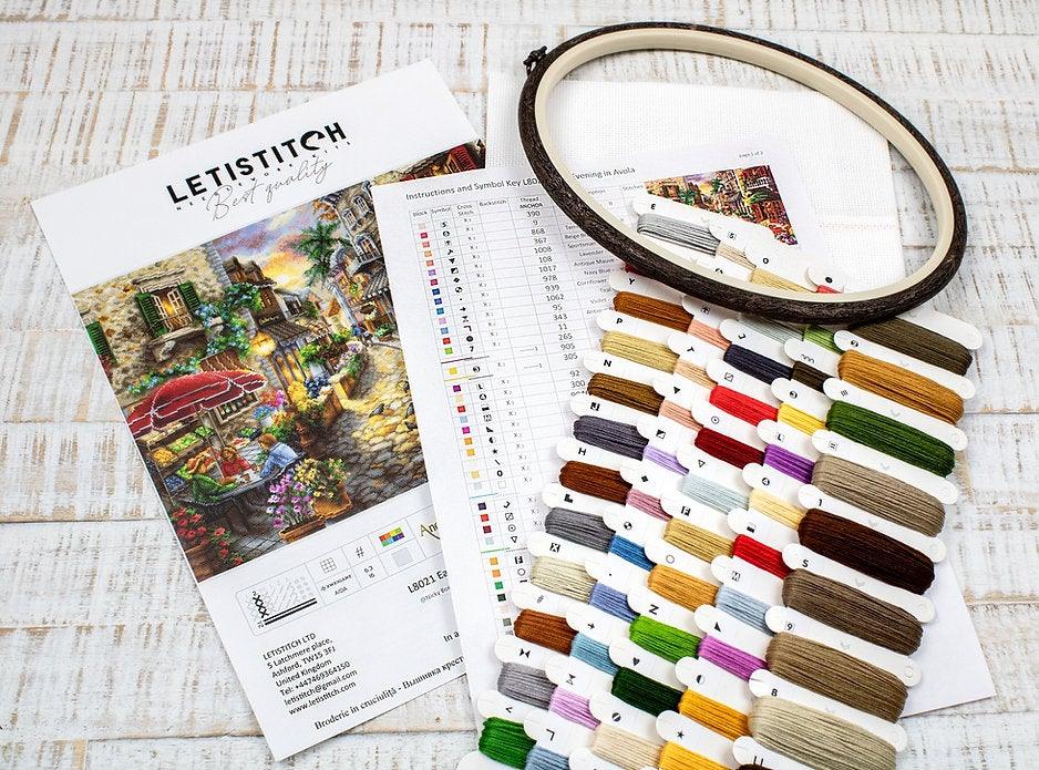 Counted Cross Stitch Kit Early Evening in Avola L8021
