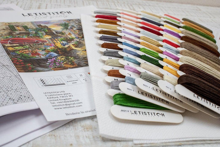 Counted Cross Stitch Kit Early Evening in Avola L8021