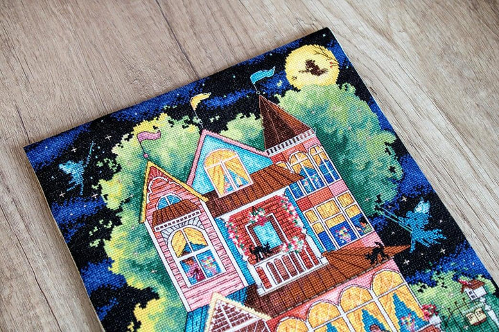 Counted Cross Stitch Kit Fairy tale house Leti937